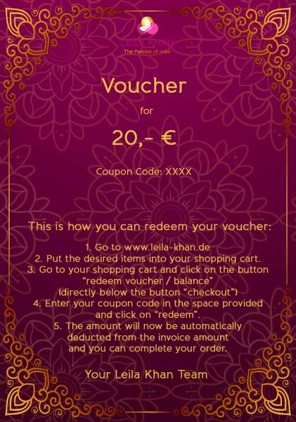 Voucher of 20 €